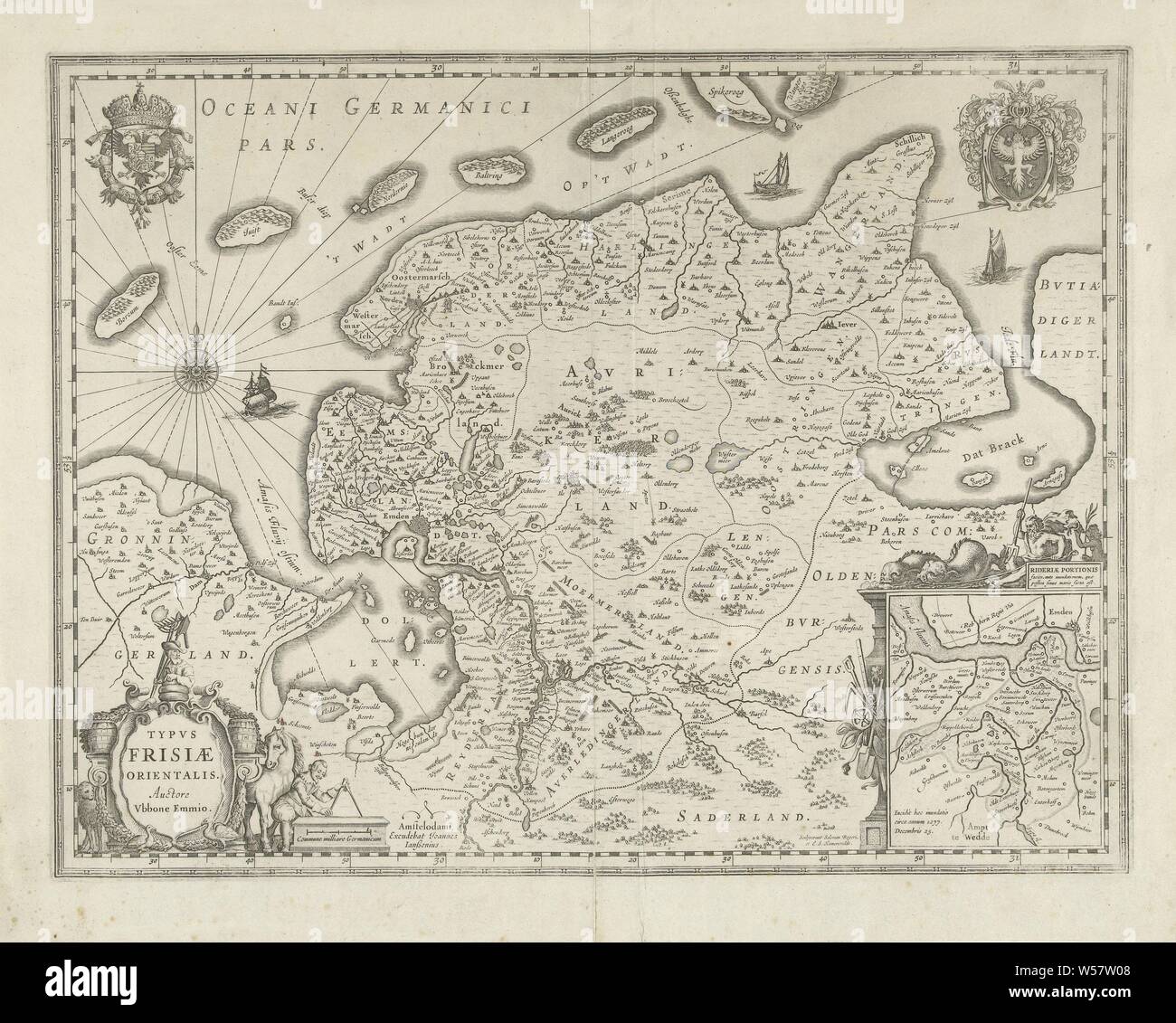 Erstaunlich Karte Von Ostfriesland Ein Einblick In Die Historische Kartographie Norddeutschlandsfeed