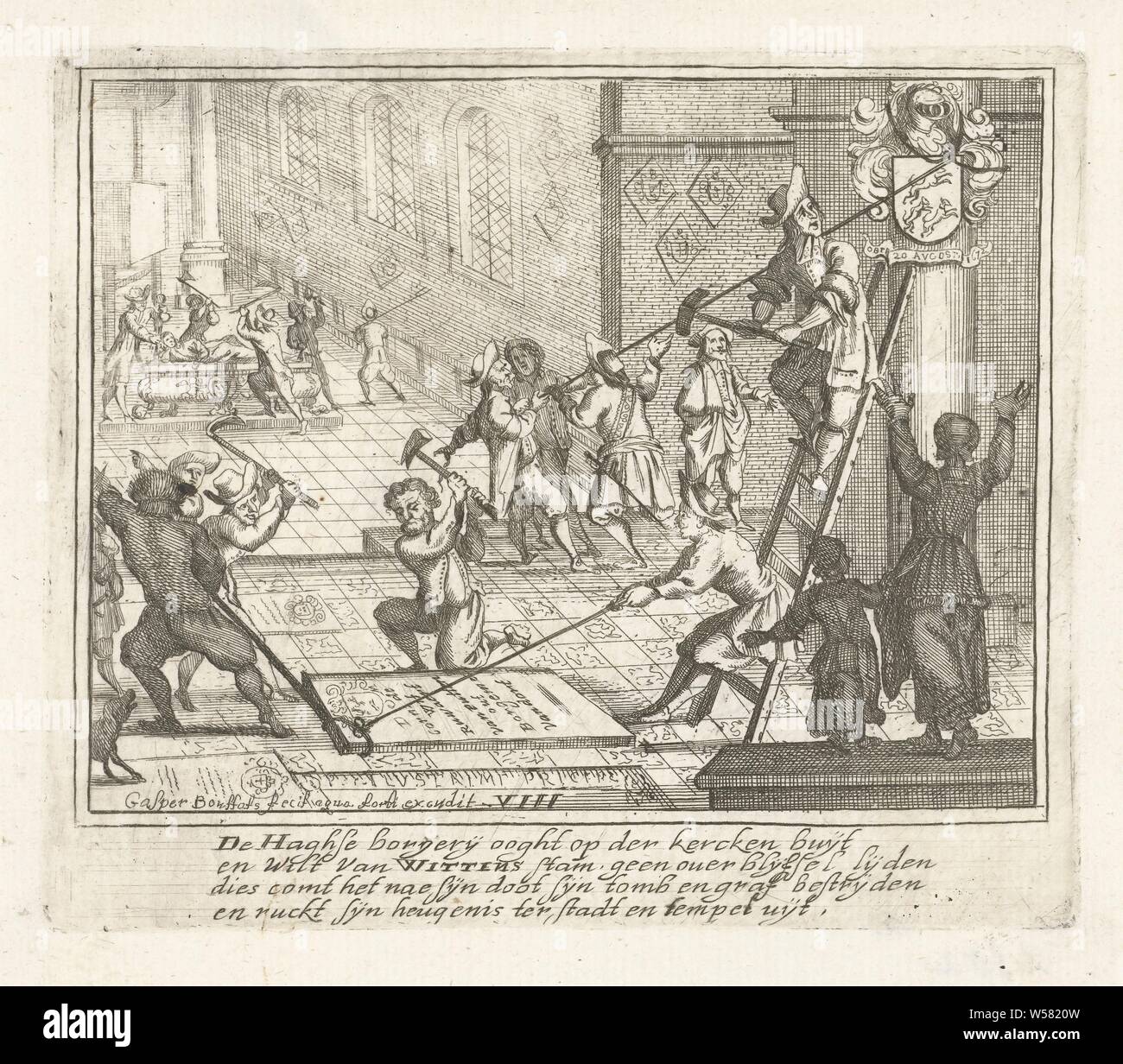 Joseph's Mantel ist zu Jakob, Rembrandt van Rijn (auf Objekt erwähnt), 1631-1635, Papier, Ätzen, H 107 mm x W 81mm angezeigt Stockfoto