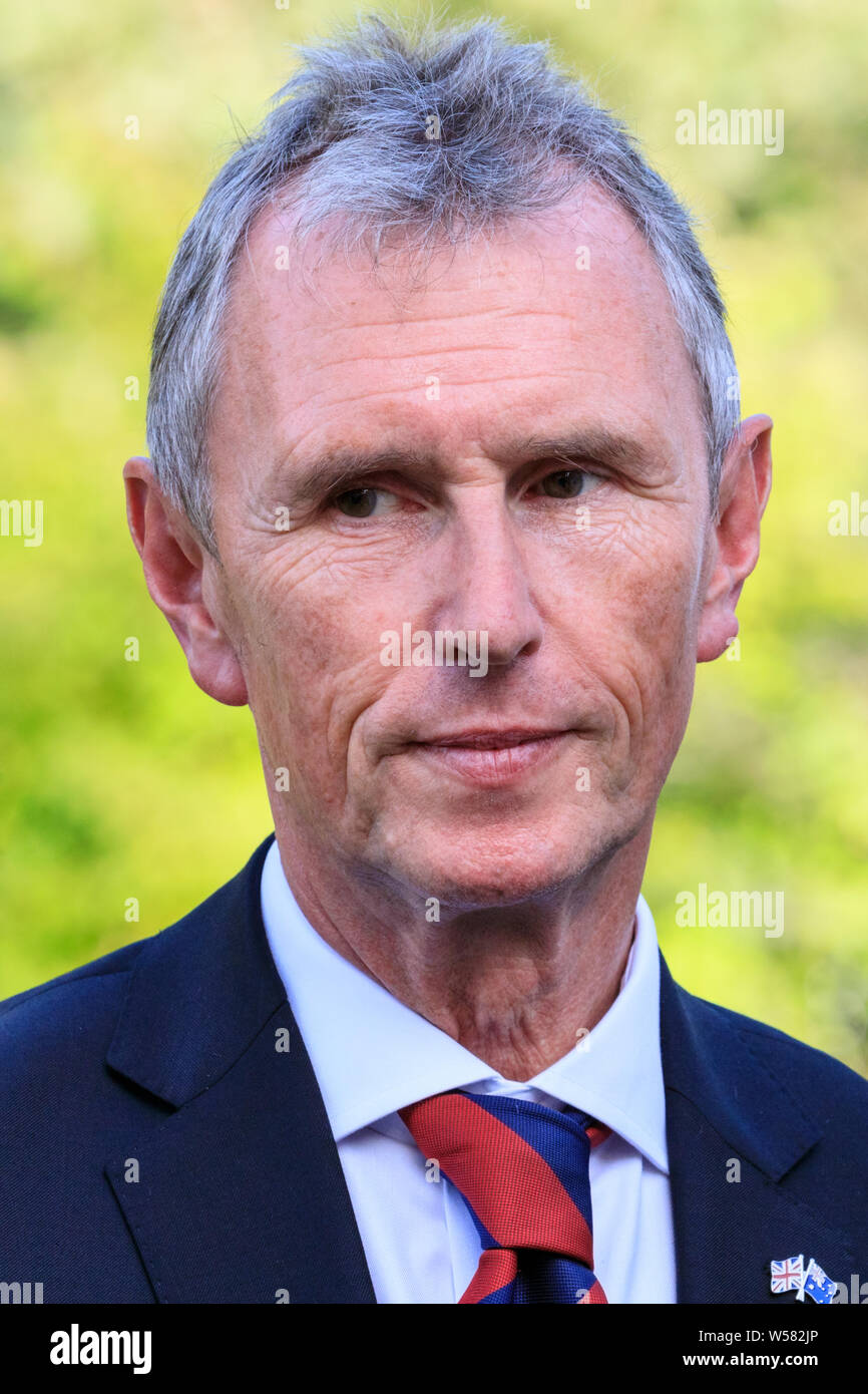 Nigel Evans, MP, britischen Konservativen Politiker, gemeinsame Executive Sekretär des Ausschusses 1922, Mitglied des Europäischen Parlaments für das Ribble Valley Stockfoto