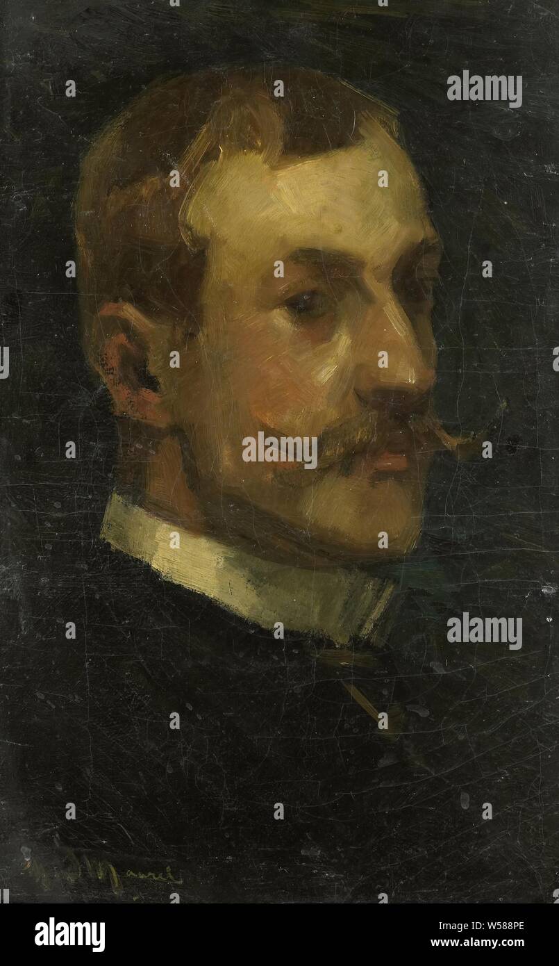 Adriaan Grube, Marinus van der Maarel, 1880-1900, Leinwand, Ölfarbe (Lack), h 49,5 cm x W 31,2 cm x T 2,8 cm, d 4,7 cm Stockfoto