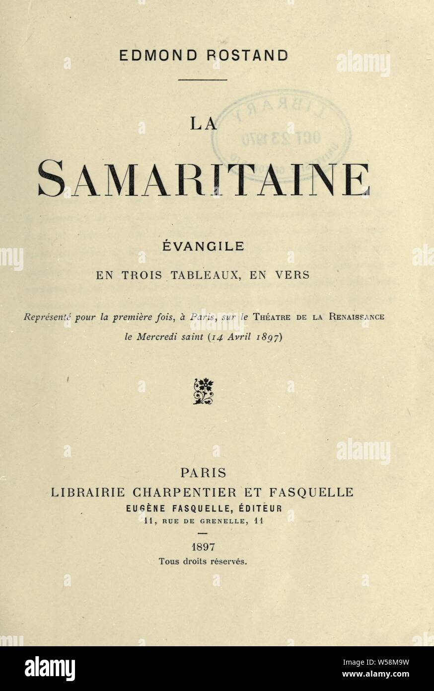 Theater De La Renaissance Paris Stockfotos Und Bilder Kaufen Alamy