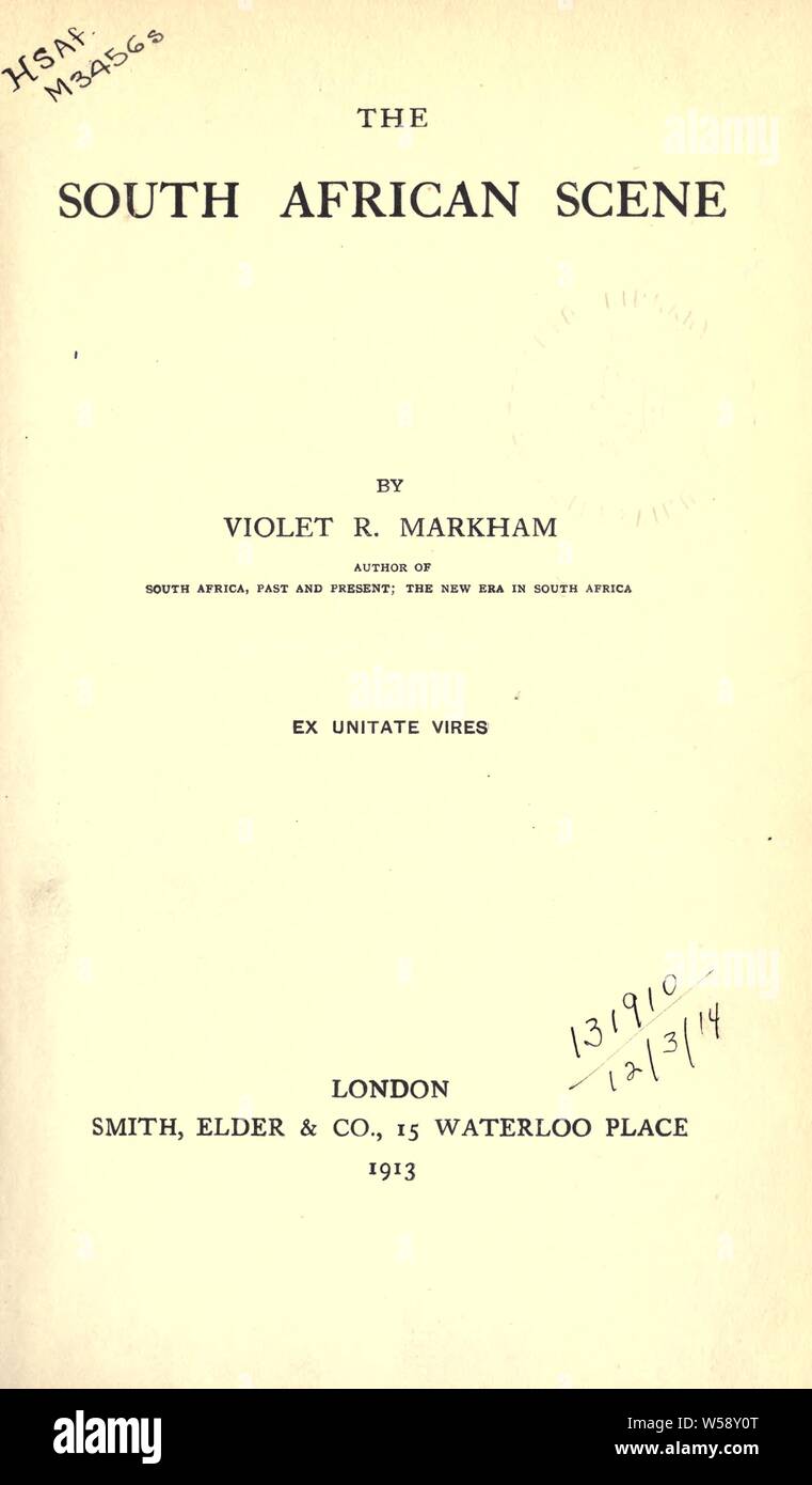 Südafrika, seine Geschichte, seine Helden und Kriegen;: Mackenzie, William Douglas, 1859 Stockfoto