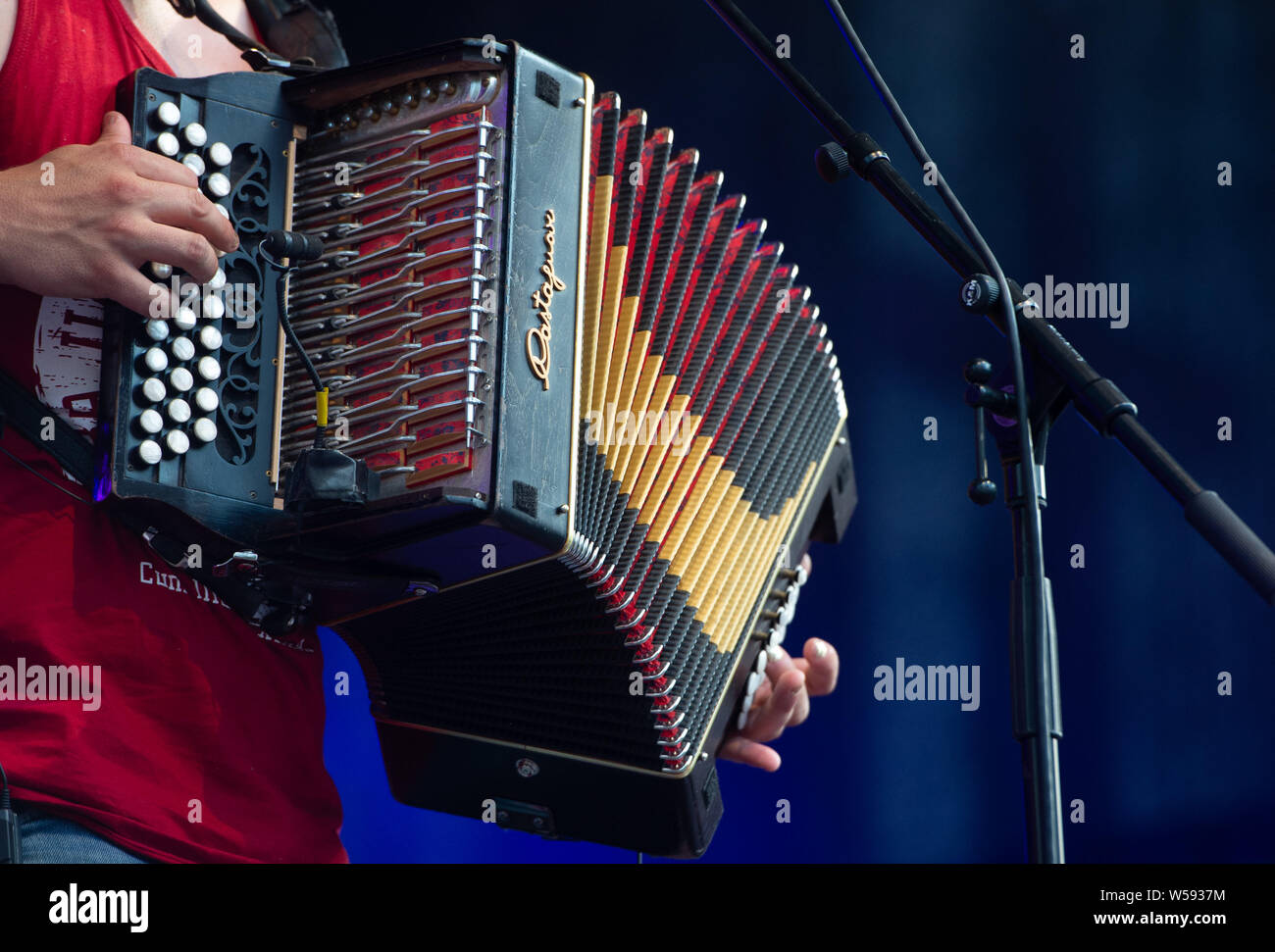 26 Juli 2019 Bayern Nurnberg Die Bretonische Band Beat Bouet