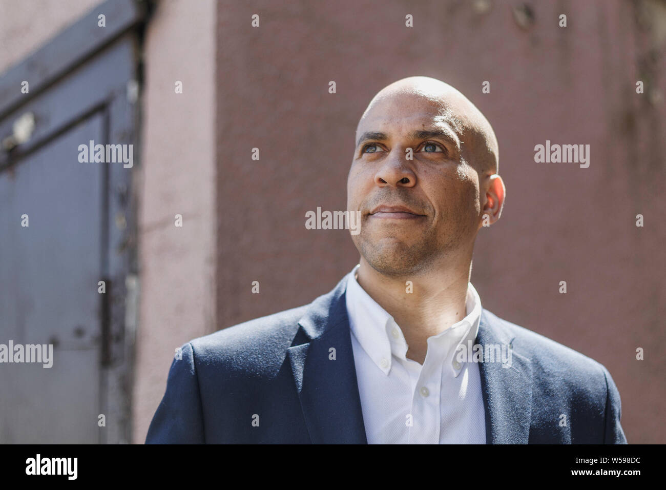 Cory Booker, New Jersey Senator und 2020 Demokratische Präsidentschaftskandidat, in Milwaukee, Wisconsin fotografiert am Dienstag, 23. April 2019. Stockfoto