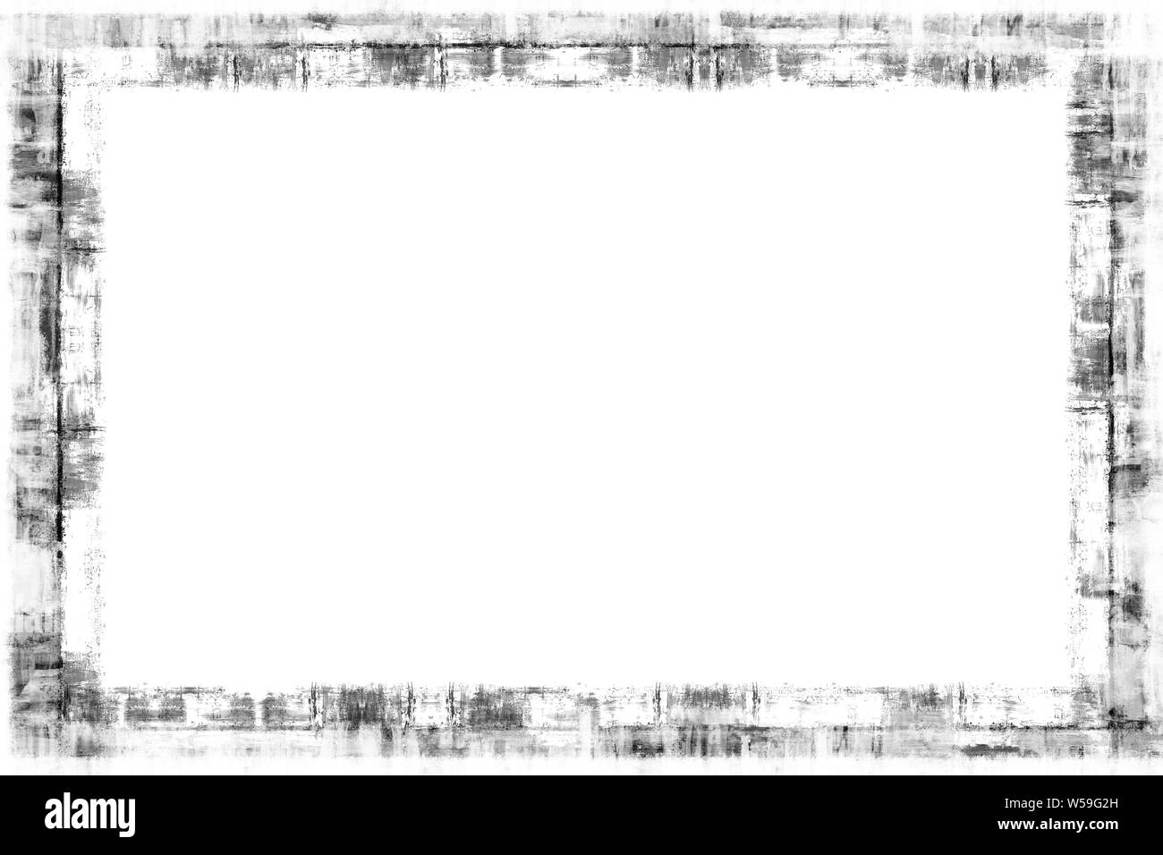 Grunge Rahmen. Gerissene Kanten. Vintage frame. Alten Rahmen. Beschädigt. Grunge Grenze Stockfoto