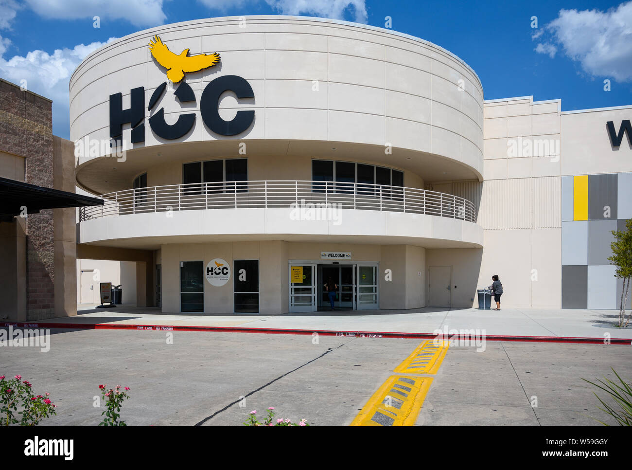 Houston, Texas - 26. Juni 2019: Houston Community College (HCC), West Loop Campus. HCC ist ein Open - Zulassung, öffentliche Institution der höheren Bildung in Stockfoto