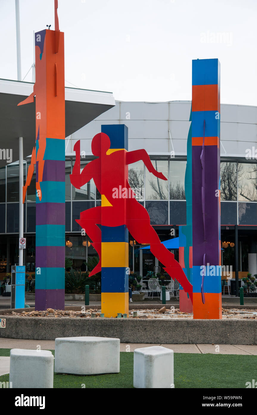 Melbourne Sports und Aquatic Center, Albert Park Lake, Melbourne, Australien Stockfoto