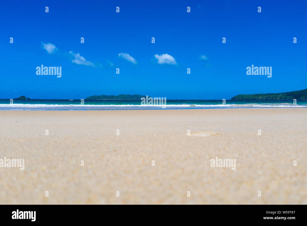 Nacpan Strand, El Nido, Palawan, Philippinen Stockfoto