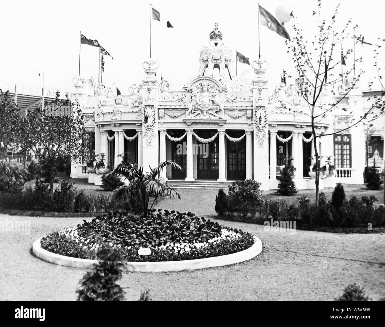 Royal Pavilion, Franco Britischen Weißen Stadt Ausstellung in London im Jahr 1908 Stockfoto