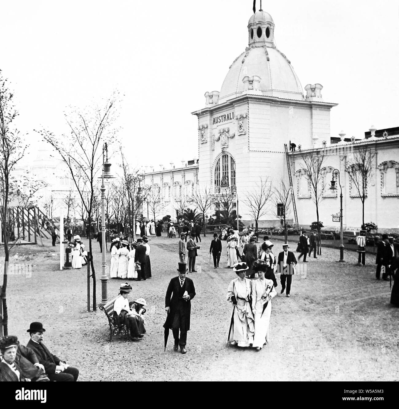 Australische Palace, Franco Britischen Weißen Stadt Ausstellung in London im Jahr 1908 Stockfoto