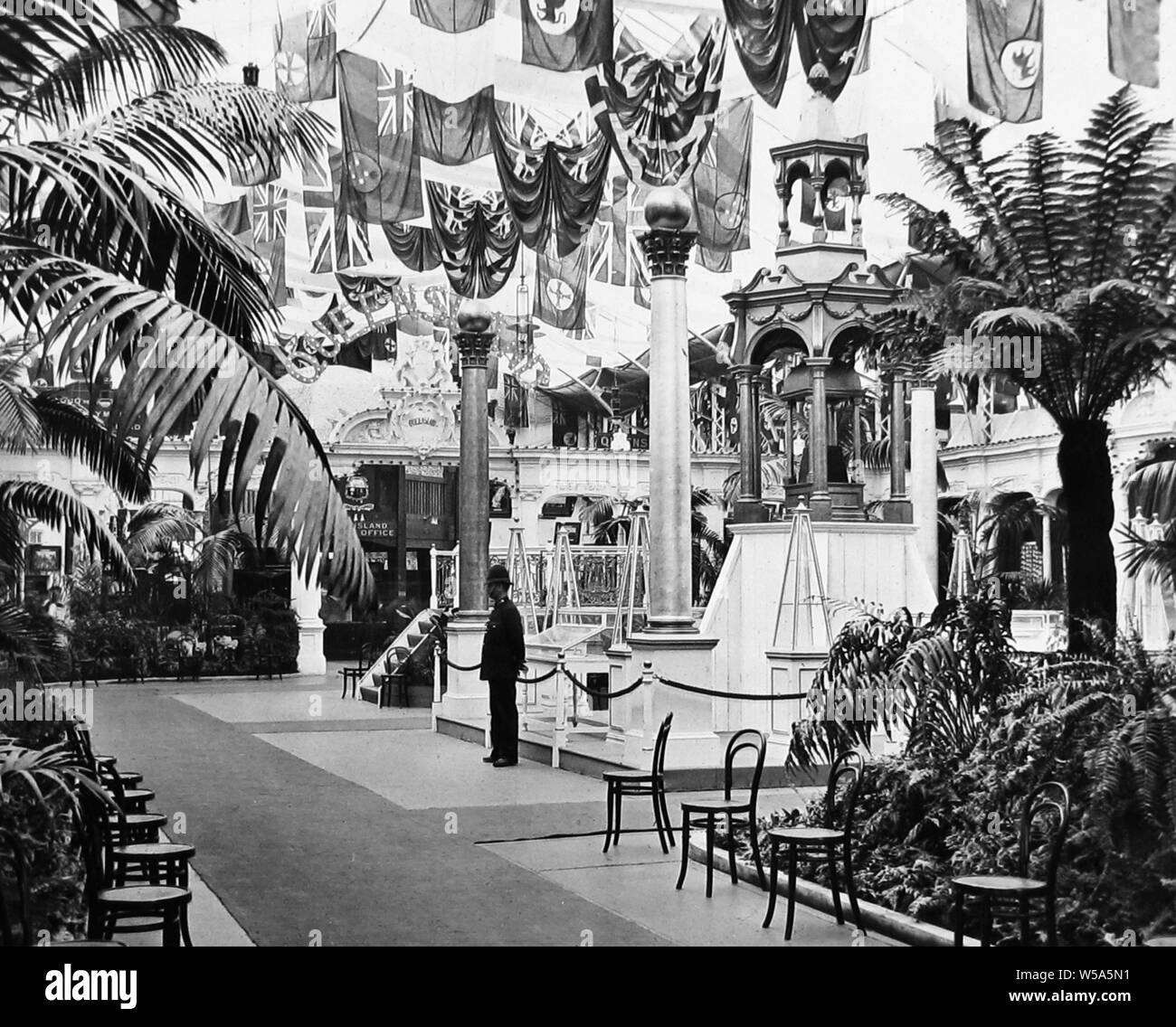 Queensland Hof, Franco Britischen Weißen Stadt Ausstellung in London im Jahr 1908 Stockfoto