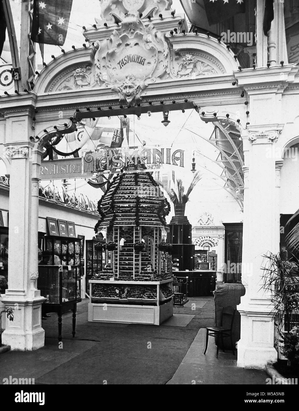 Tasmanien, Franco Britischen Weißen Stadt Ausstellung in London im Jahr 1908 Stockfoto
