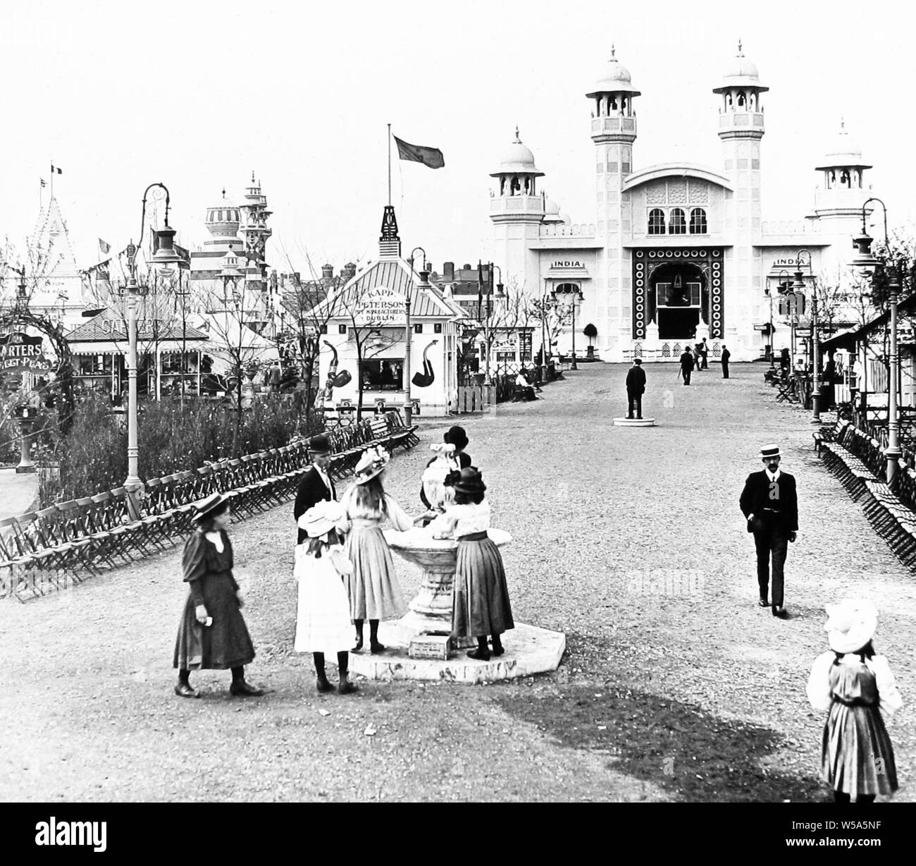 Indien Pavillon, Franco Britischen Weißen Stadt Ausstellung in London im Jahr 1908 Stockfoto