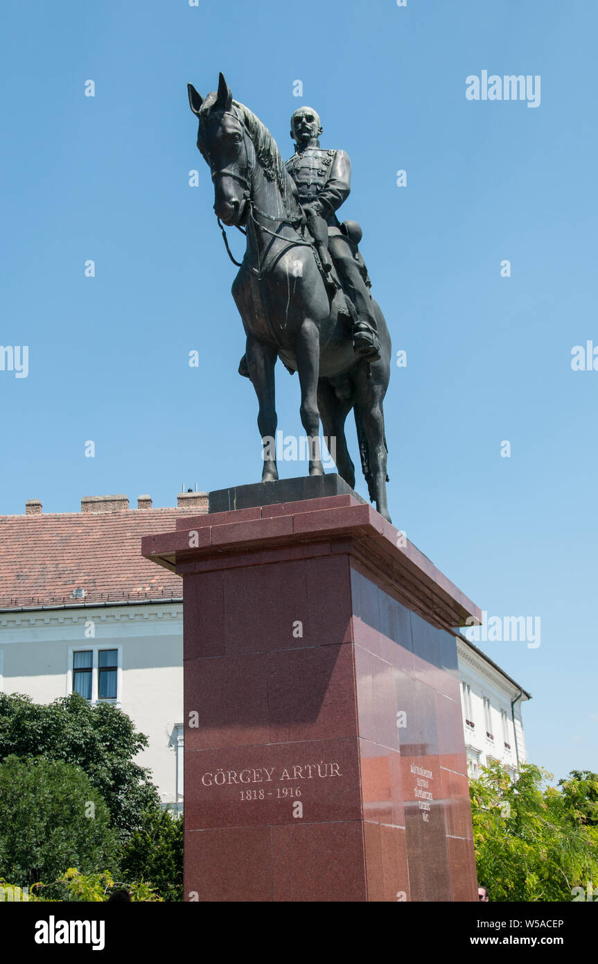 Um Budapest - Statue von Gorgey Artur Stockfoto