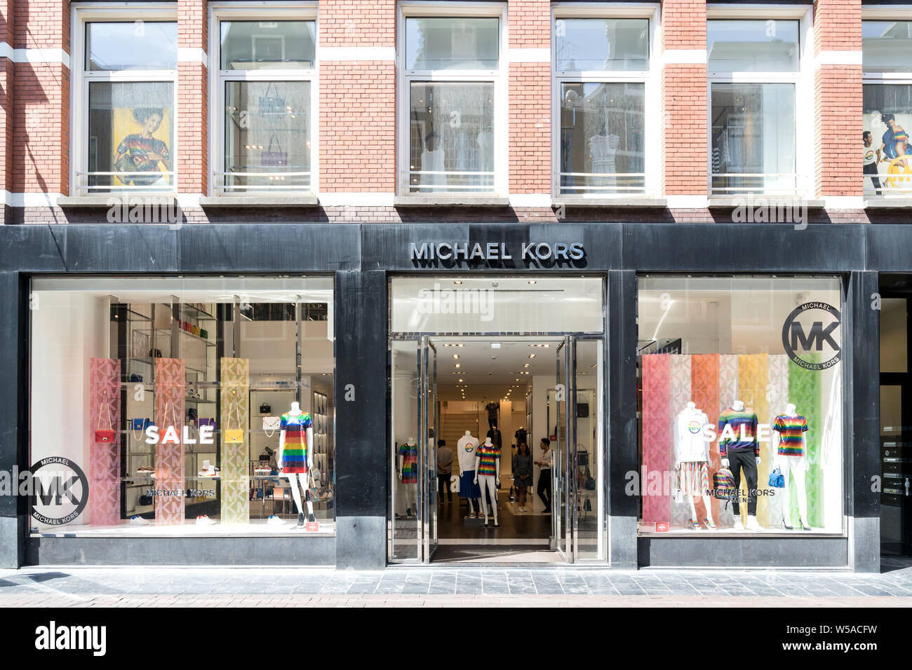 Michael Kors store in Amsterdam, Niederlande. Stockfoto