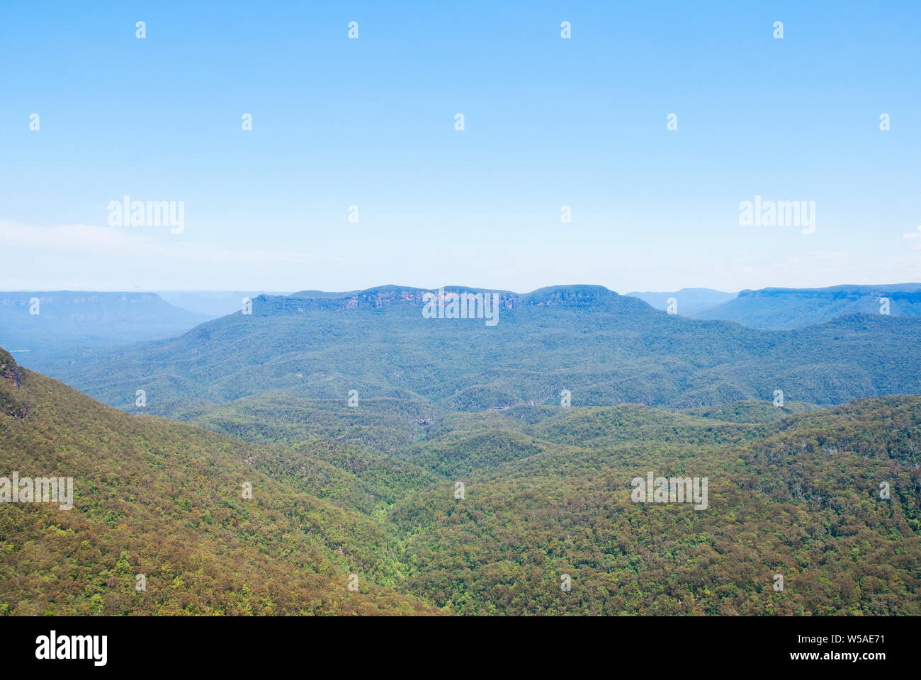 Querformat von Kangaroo Valley, Australien Stockfoto