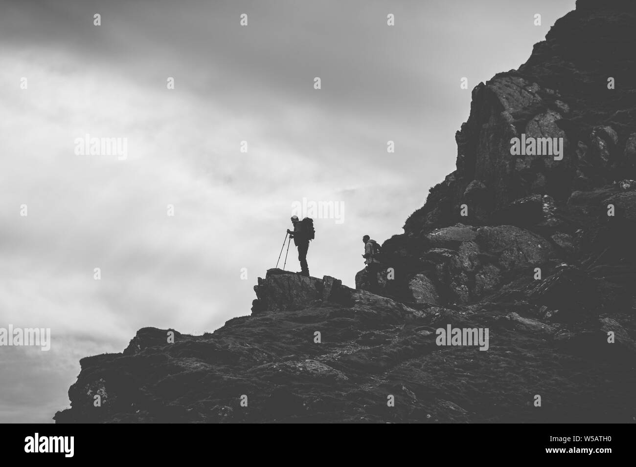 Blick auf und um Cadair Idris, Cader Idris oder Penygader Berg in Gwynedd, Wales, der am südlichen Ende des Snowdonia National Park liegt Stockfoto