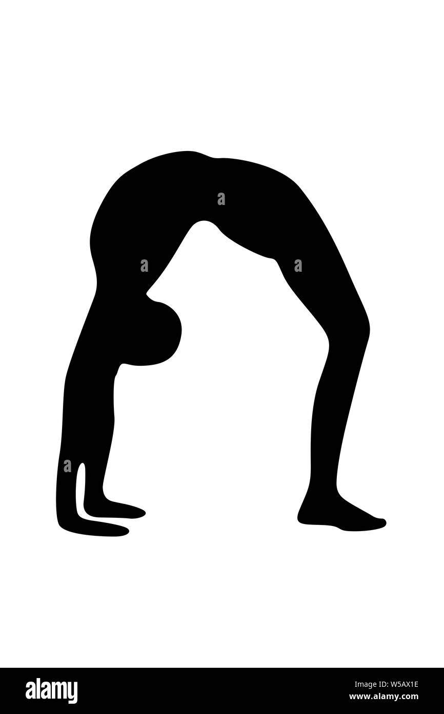 Person, die trainiert Stockfoto