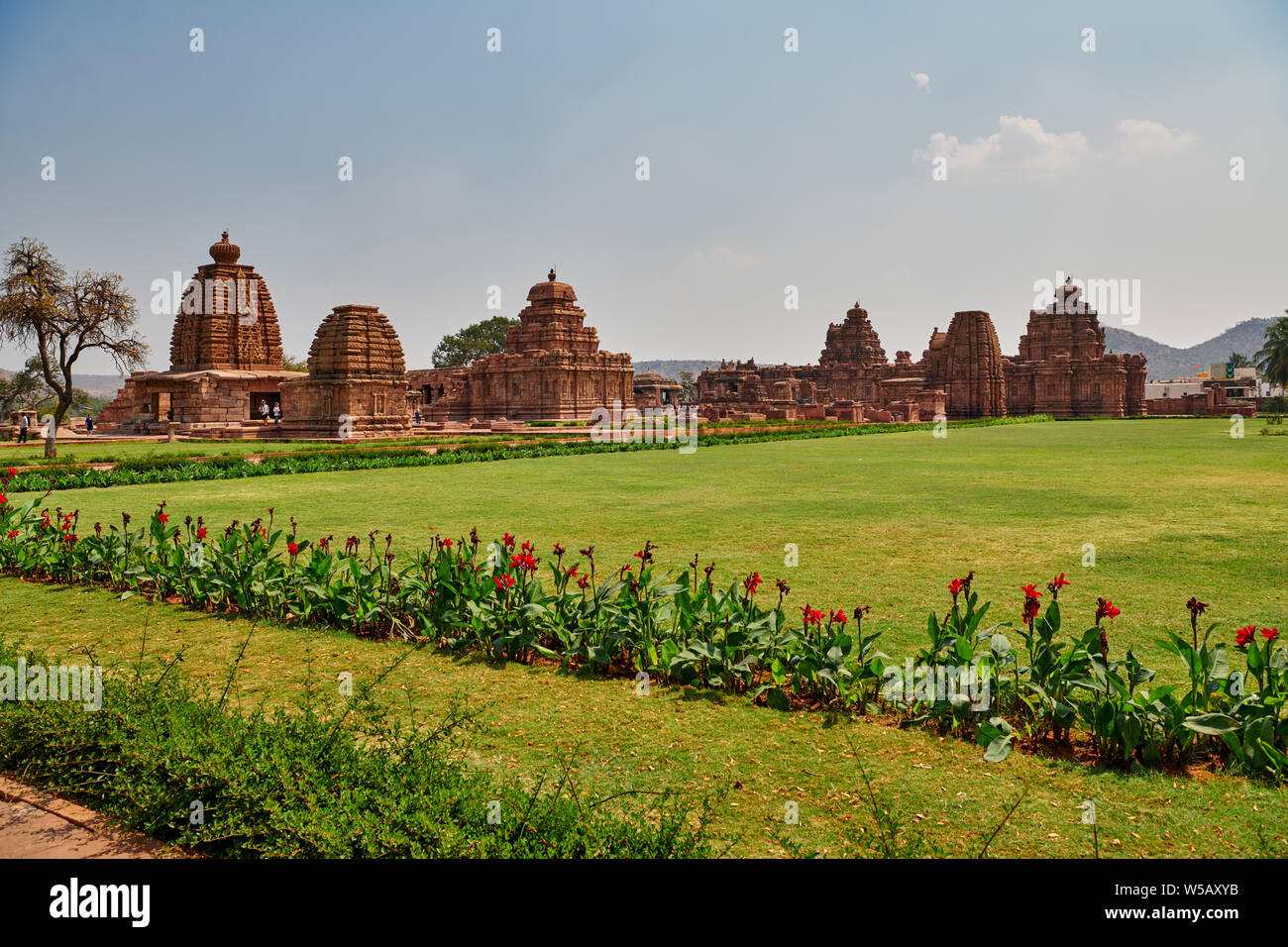 Pattadakal Tempel, UNESCO-heritge Website, Karnataka, Indien Stockfoto