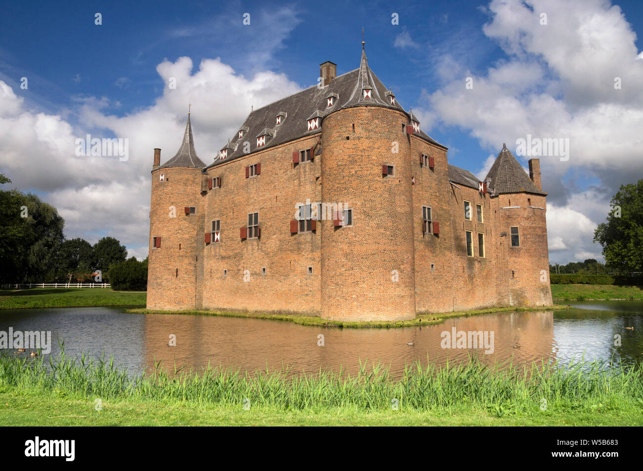 Ammersoyen Schloss in Ammerzoden Stockfoto