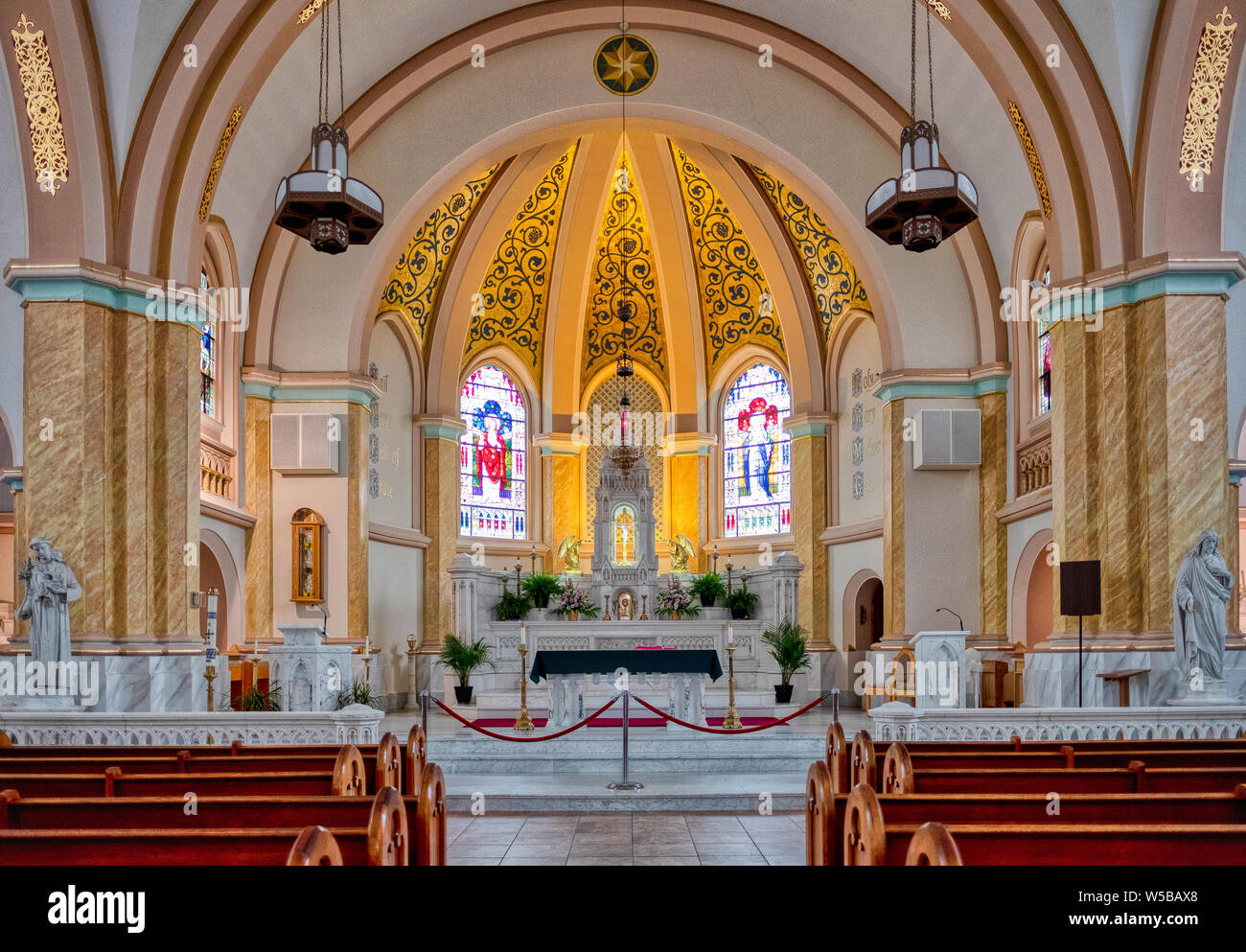 Das Heiligtum Unserer Lieben Frau Stern des Meeres Katholische Kirche in Cape May, New Jersey, USA Stockfoto