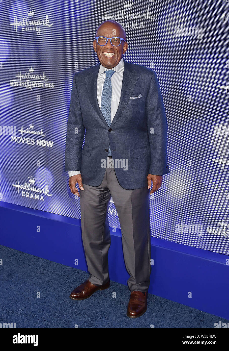 BEVERLY HILLS, Ca - 26. Juli: Al Roker besucht die Hallmark Channel und Markenzeichen Filme & Geheimnisse Sommer 2019 TCA Drücken Sie bei einem Privathaus am 26 Juli, 2019 in Beverly Hills, Kalifornien. Stockfoto