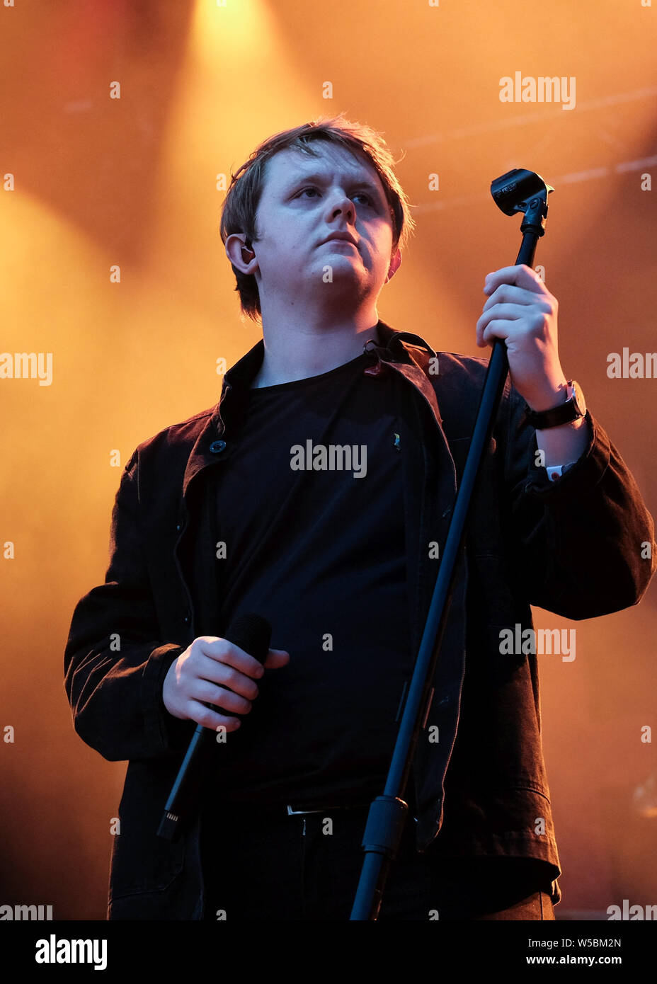 Lulworth, Dorset, Großbritannien. 27.Juli 2019. Lewis auf der Bühne Capaldi, Lulworth, Dorset Credit: Dawn Fletcher-Park/Alamy leben Nachrichten Stockfoto