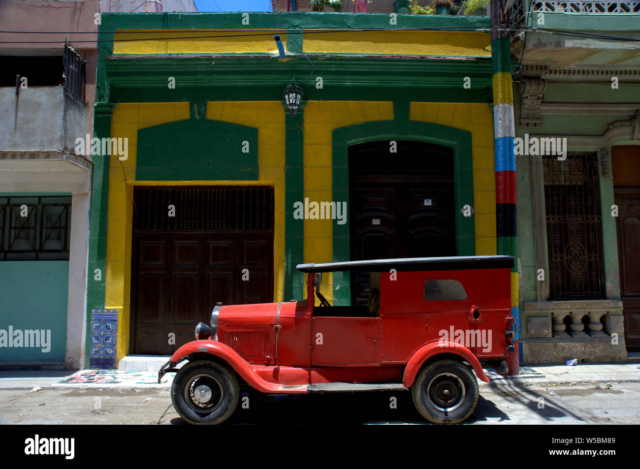 1930 Der era Jeep wie Fahrzeug in Havanna, Kuba Stockfoto