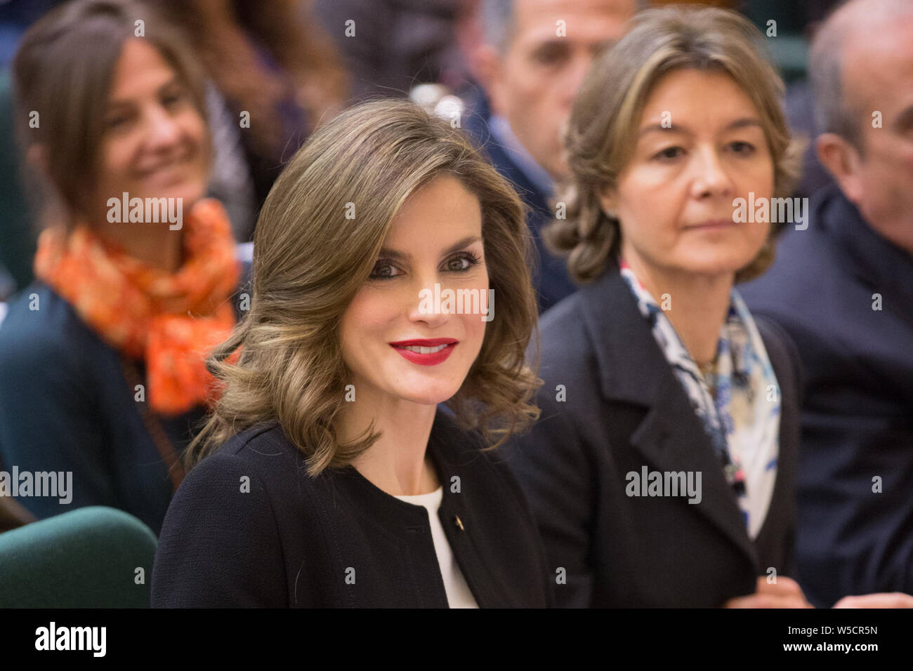 Queen Letizia von Spanien besuchen FAO in Rom Stockfoto