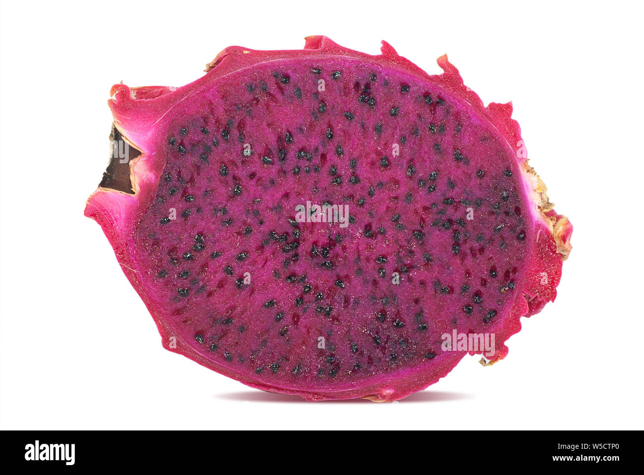 Drachenfrucht Pitaya oder Obst auf weißem Hintergrund Stockfoto