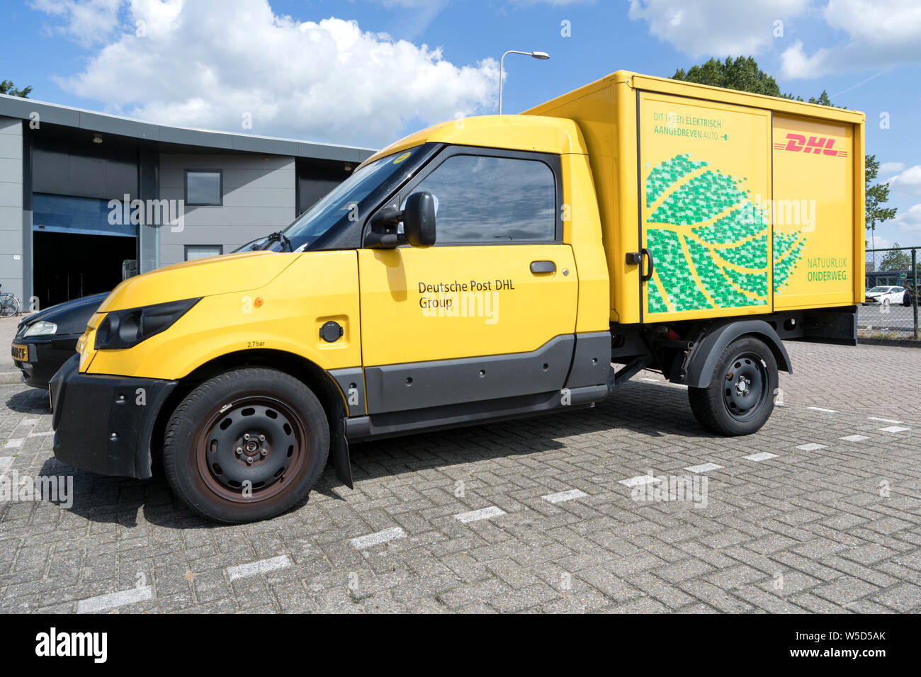 StreetScooter Arbeit von Deutsche Post DHL Stockfoto