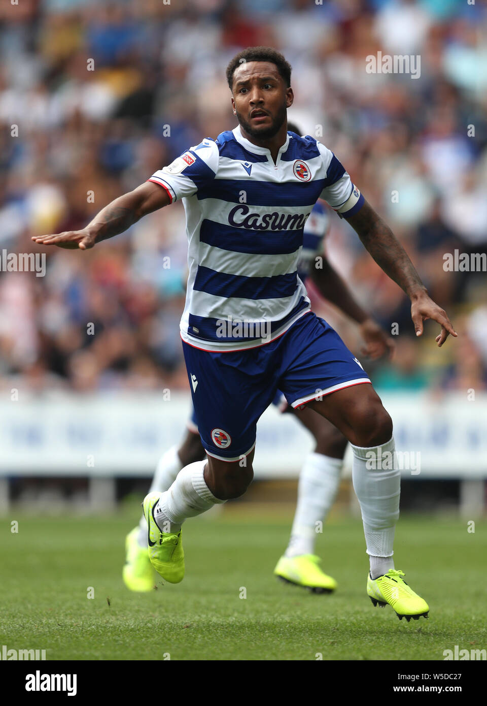 Von Reading Liam Moore während der Vorsaison Freundschaftsspiel im Madejski Stadium, Lesen. Stockfoto