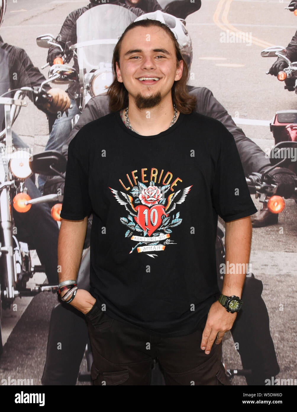 Prince Michael Jackson besucht 10. Jahrestag von Kiehl's LifeRide für amfAR profitieren zu HIV/AIDS-Forschung in Century City am Westfield Century City in Century City am 27. Juli 2019. Stockfoto