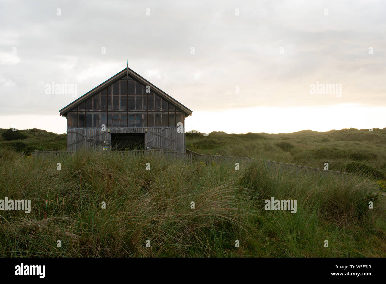 Ynyslas, Borth, Wales. Stockfoto