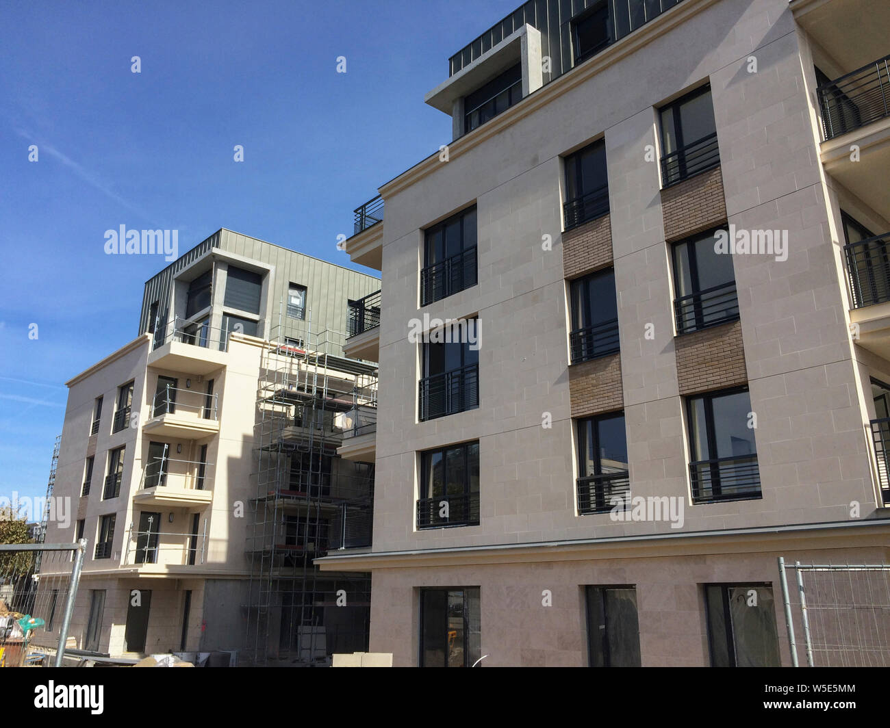 Joinville-le-Pont, Frankreich, Pariser Vororte, Stadtumbau, Moderne Wohnarchitektur, Wohnprojekte, frankreich Vorort Wohn Stockfoto