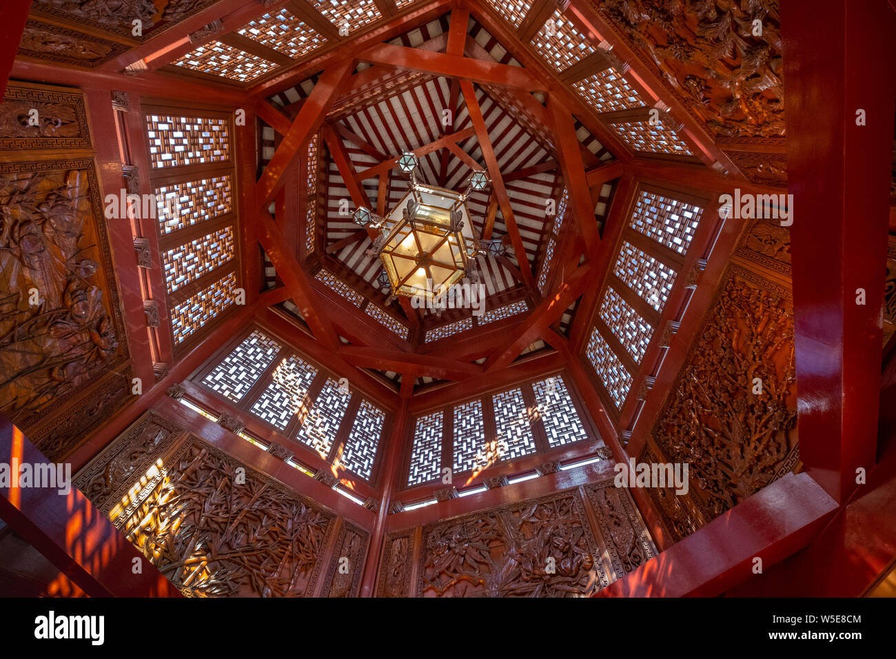 Der Chinesische Garten der Freundschaft in Chinatown, Sydney, NSW, Australien Stockfoto