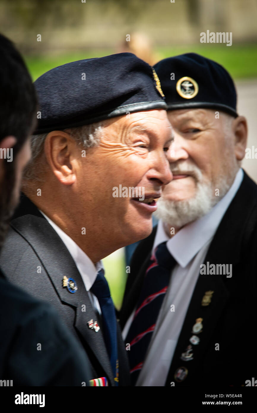 D - Tag 75 Gedenkfeiern Liverpool war Memorial Stockfoto