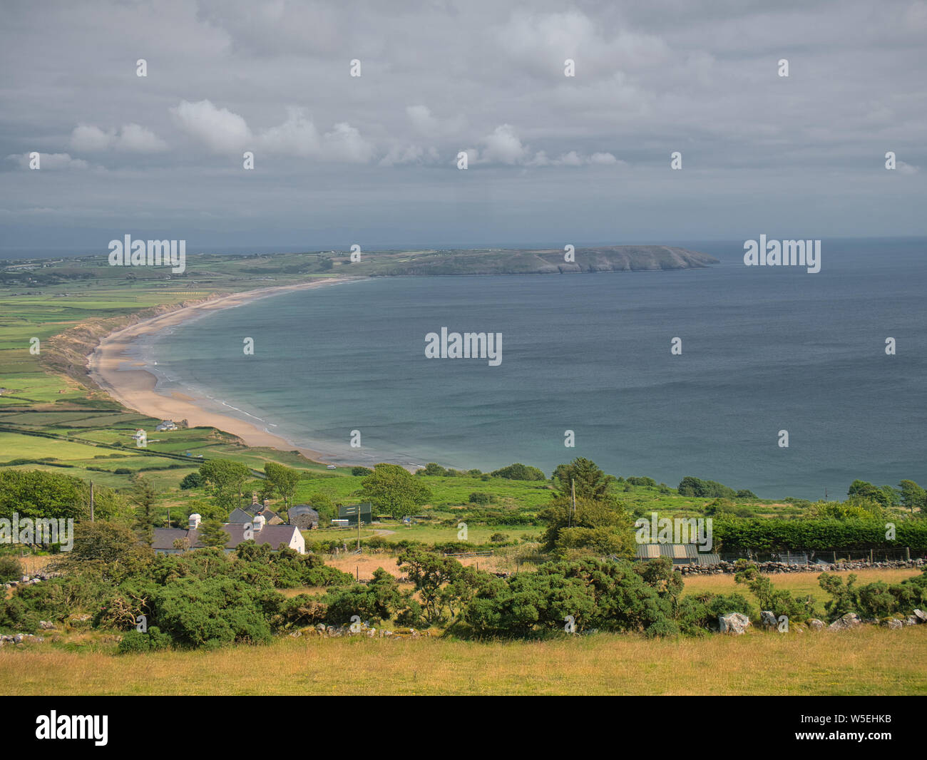 Porth Neigwl/Hell's Mund auf dem Llyn Halbinsel, Gwynedd, Wales, Großbritannien Stockfoto