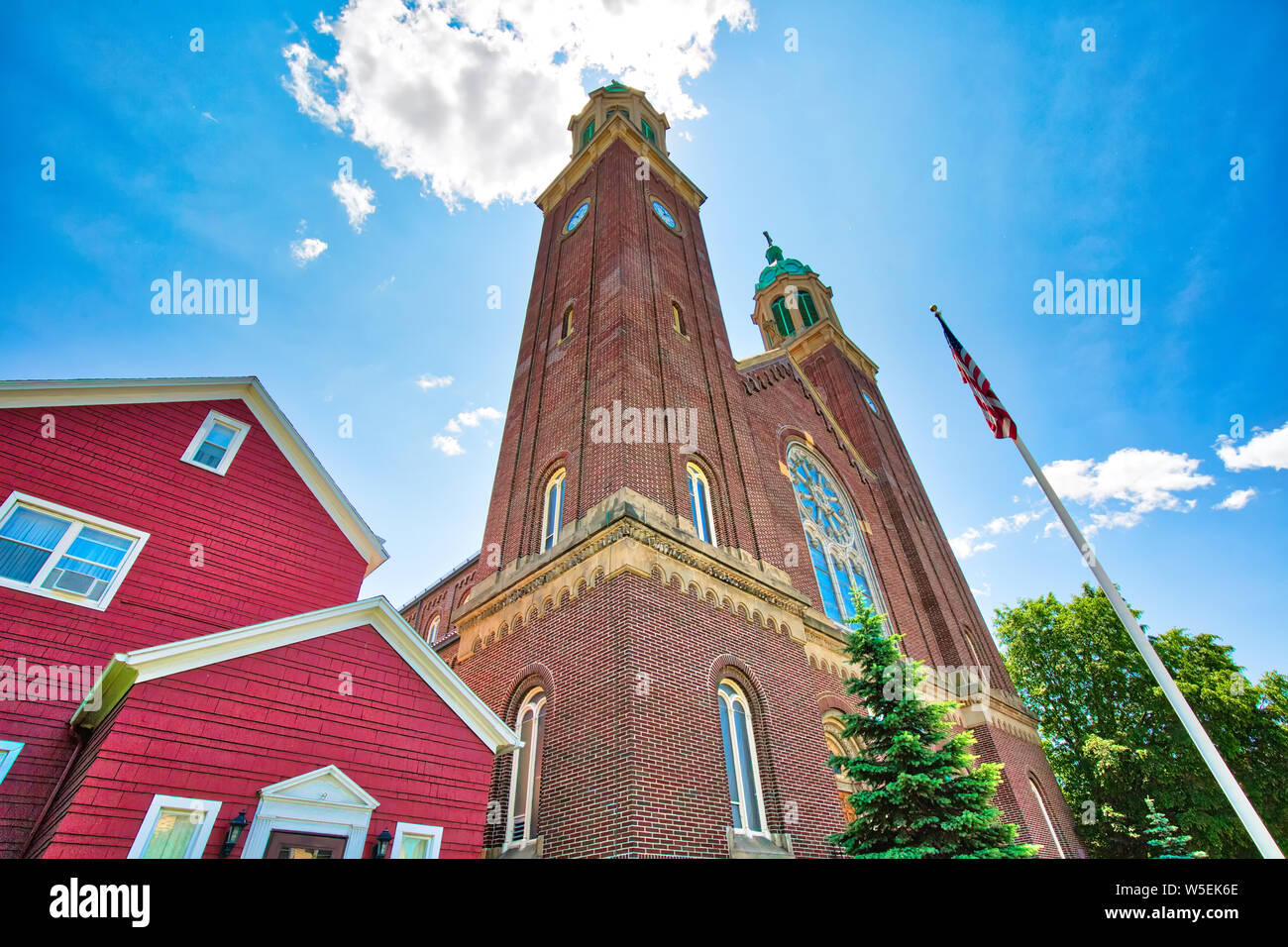 Annahme der Römisch-katholischen Kirche in Buffalo, USA Stockfoto