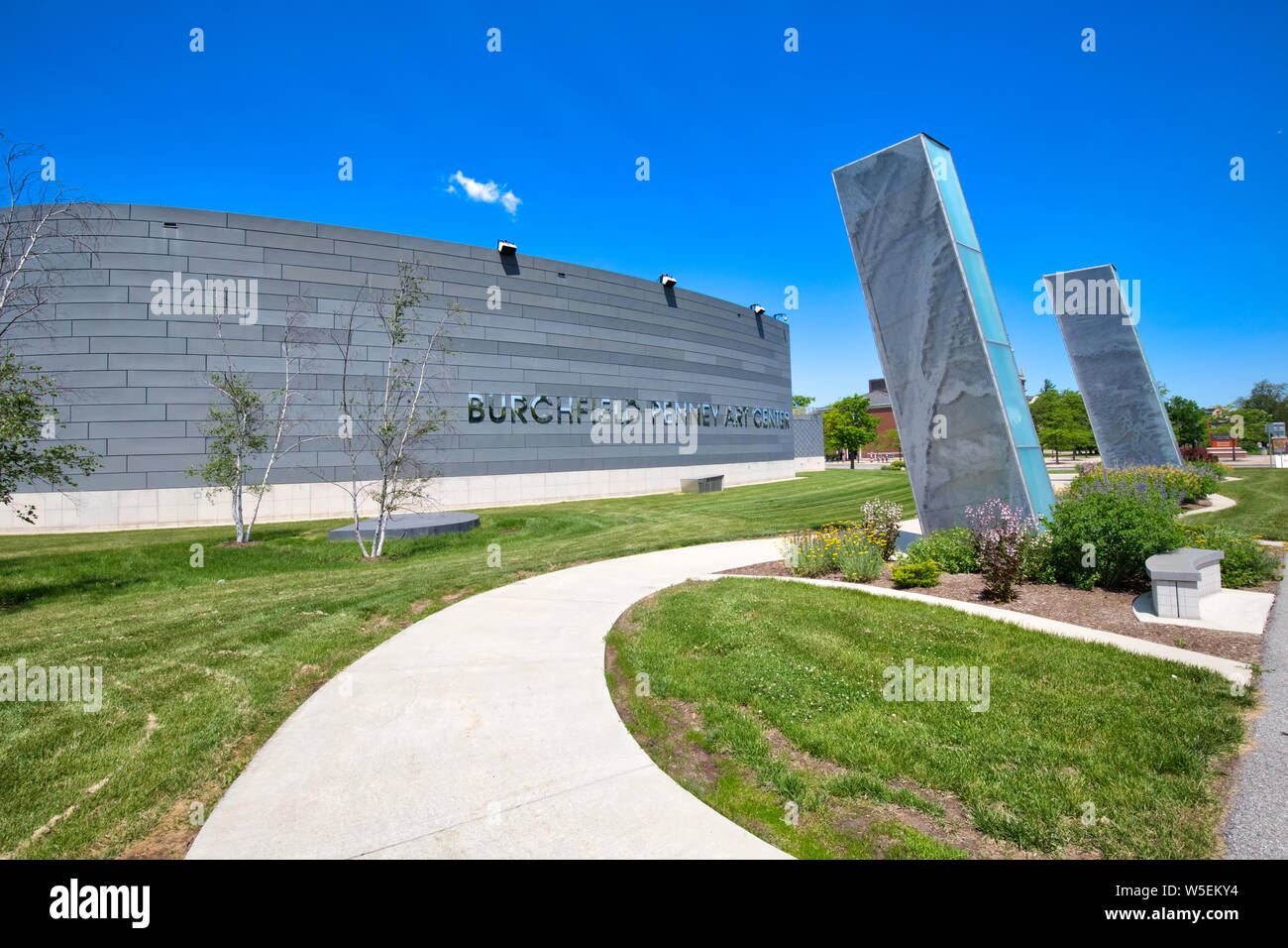 Buffalo, USA-20 Juli, 2019: burchfield Penney Art Center, ein Kunst- und Bildungsinstitution Teil der Buffalo State College Stockfoto