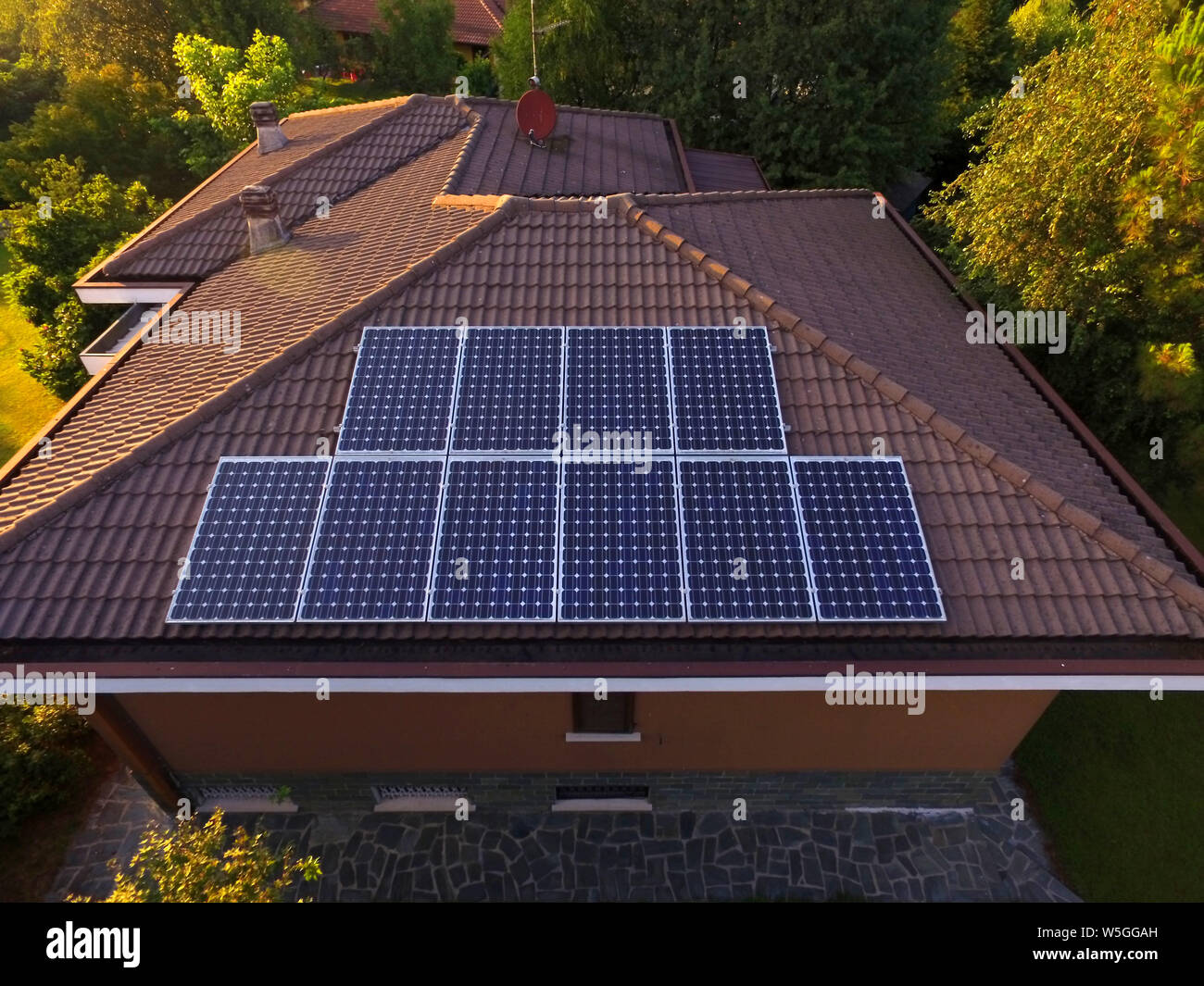 Solar-panels Stockfoto