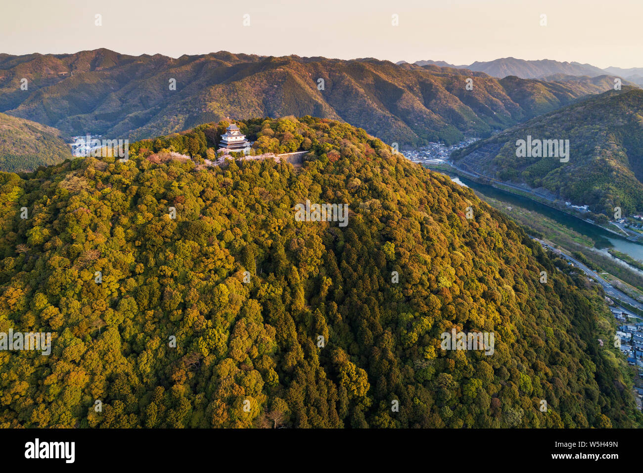 Burg Iwakuni, Iwakuni, Präfektur Yamaguchi, Honshu, Japan, Asien Stockfoto