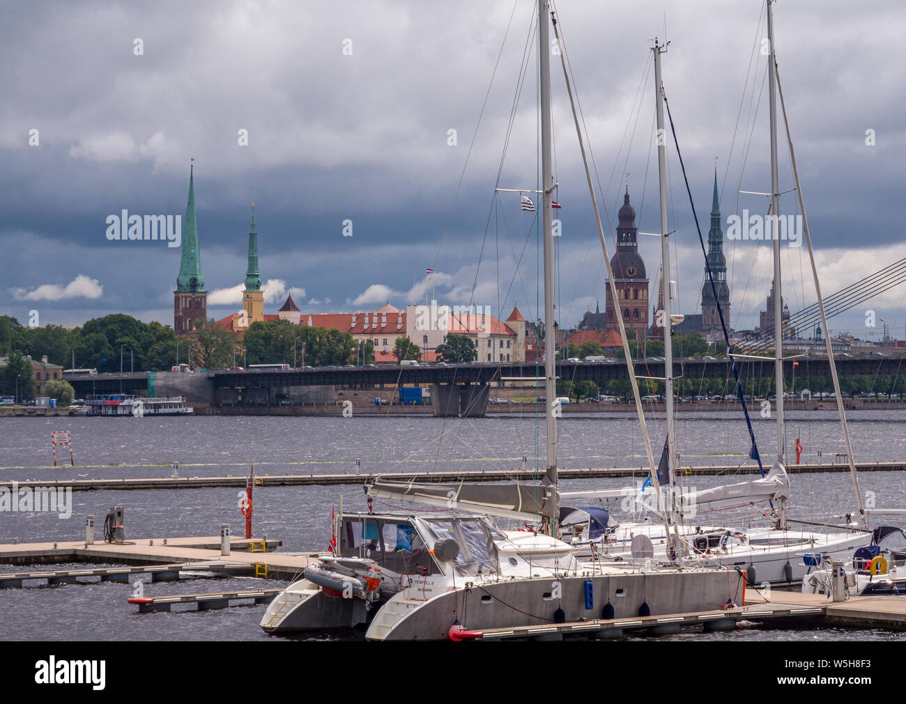 Riga, Lettland, Baltikum, EU. Stockfoto