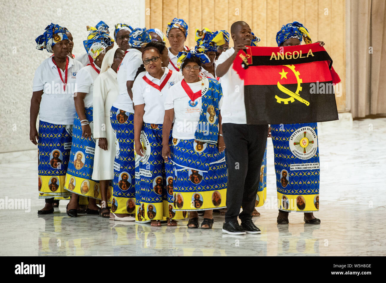 Audienz für die Delegation der Welt Netz des Gebets des Papstes (Apostolat des Gebets) anlässlich des 175-jährigen Jubiläums ihrer Gründung, in der Aula Paul VI. im Vatikan. Mit: Atmosphäre, In: Vatikanstadt, der Heilige Stuhl Wann: 28 Jun 2019 Credit: IPA/Katholische Presse Foto/WENN.com ** Nur für die Veröffentlichung in Großbritannien, den USA, Deutschland, Österreich ** verfügbar Stockfoto