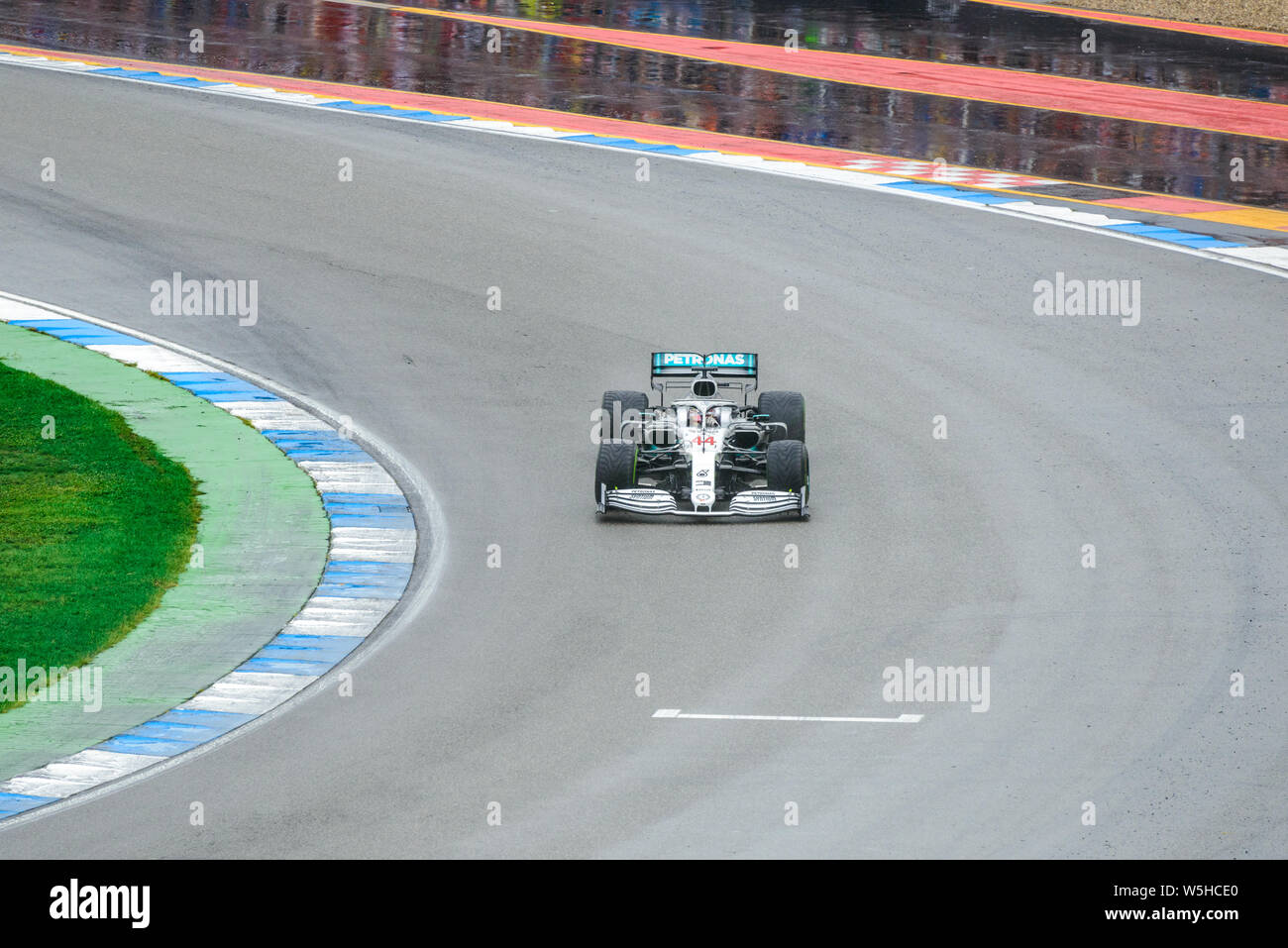 Formel 1 GP Deutschland in Hockenheim, 28. Juli 2019: Mercedes, Lewis Hamilton Stockfoto