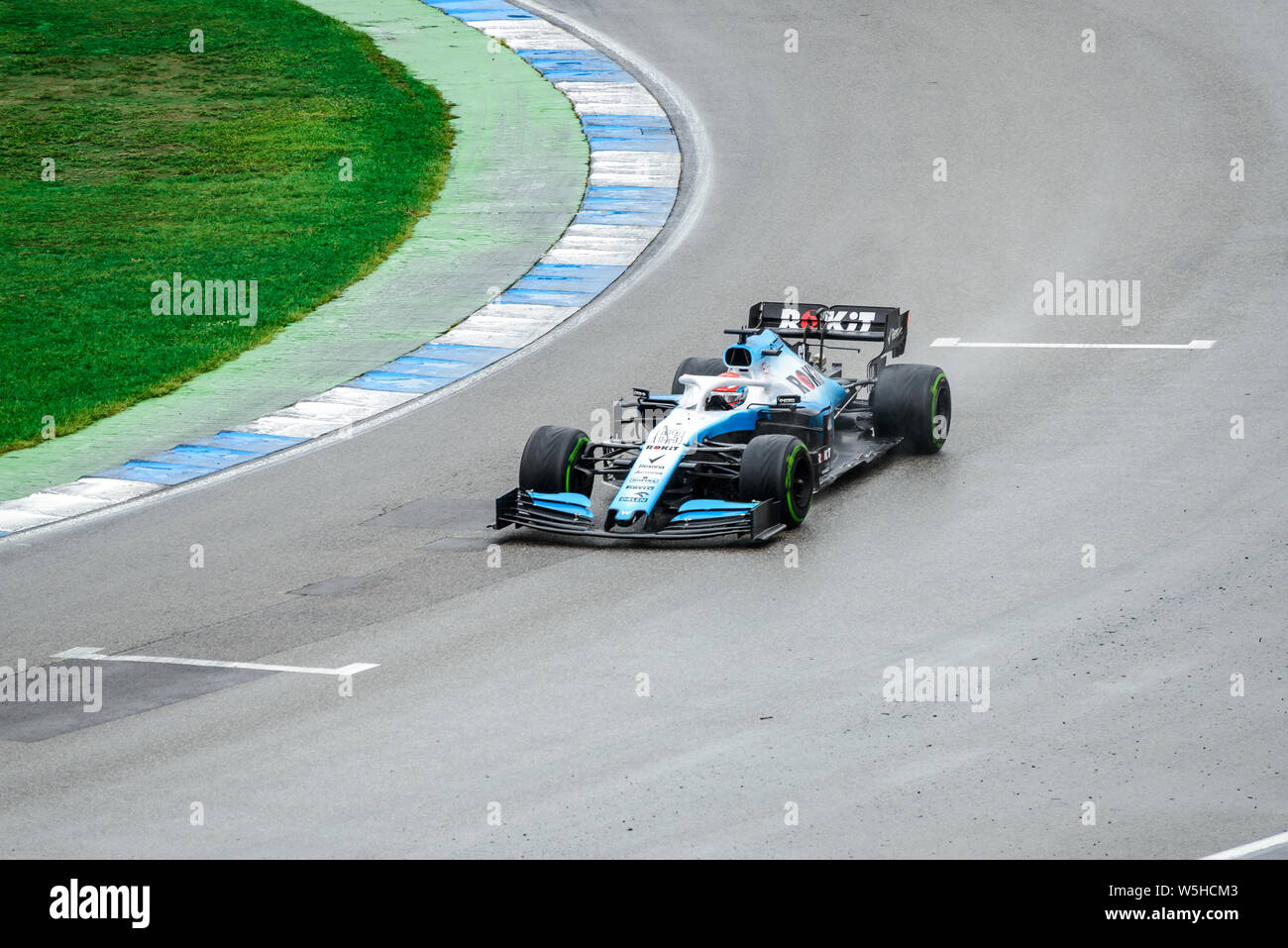 Formel 1 GP Deutschland in Hockenheim, 28. Juli 2019: rokit Williams Racing, George Russell Stockfoto