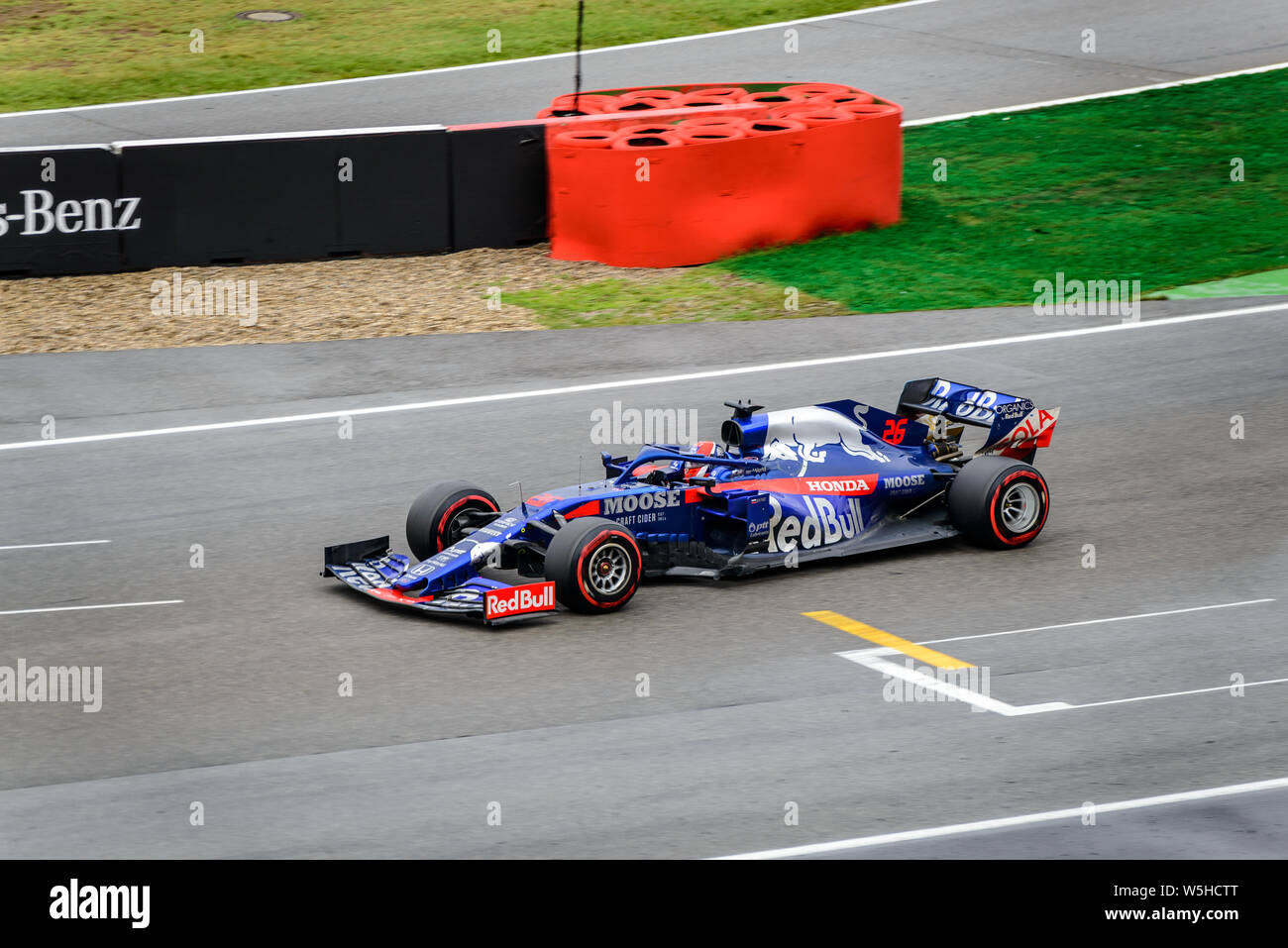 Formel 1 GP Deutschland in Hockenheim, 28. Juli 2019: Torro Rosso Red Bull, Daniil Kvyat Stockfoto