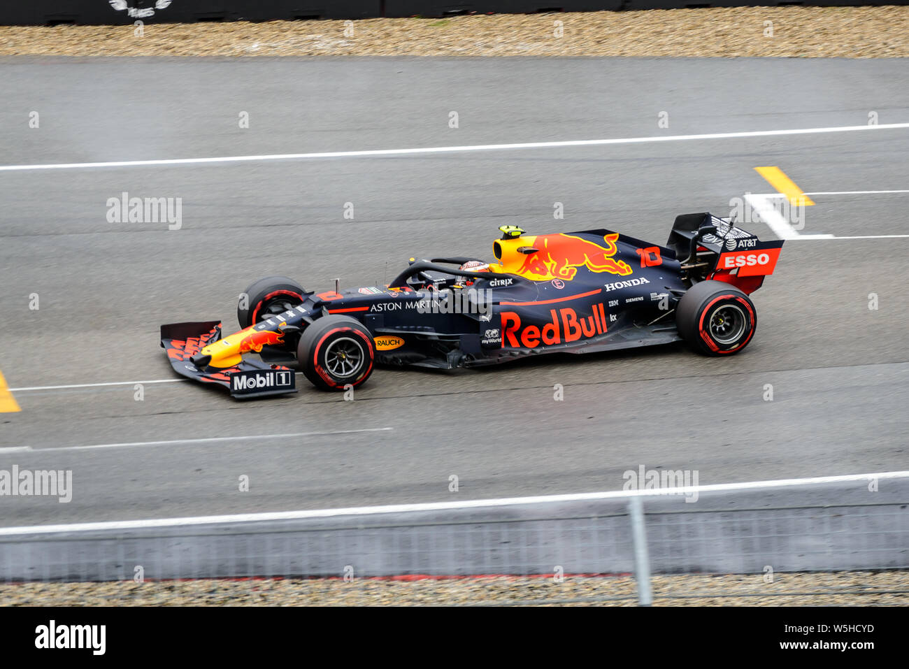 Formel 1 GP Deutschland in Hockenheim, 28. Juli 2019: Red Bull, Pierre Gasly Stockfoto