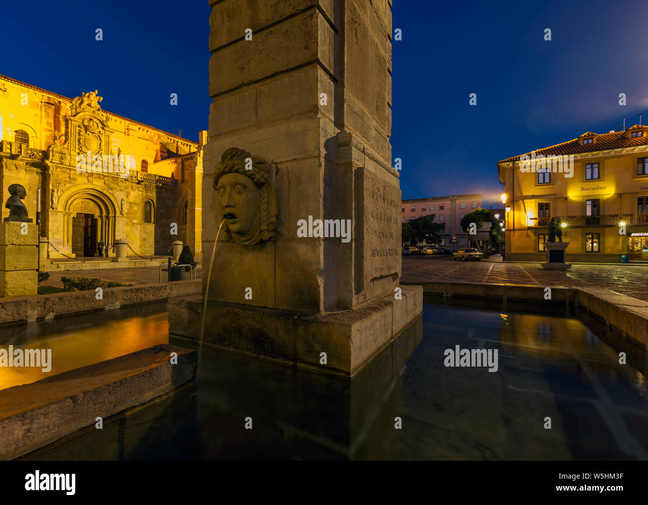 Stadt von Leon (Castilla y Leon, Spanien) Stockfoto