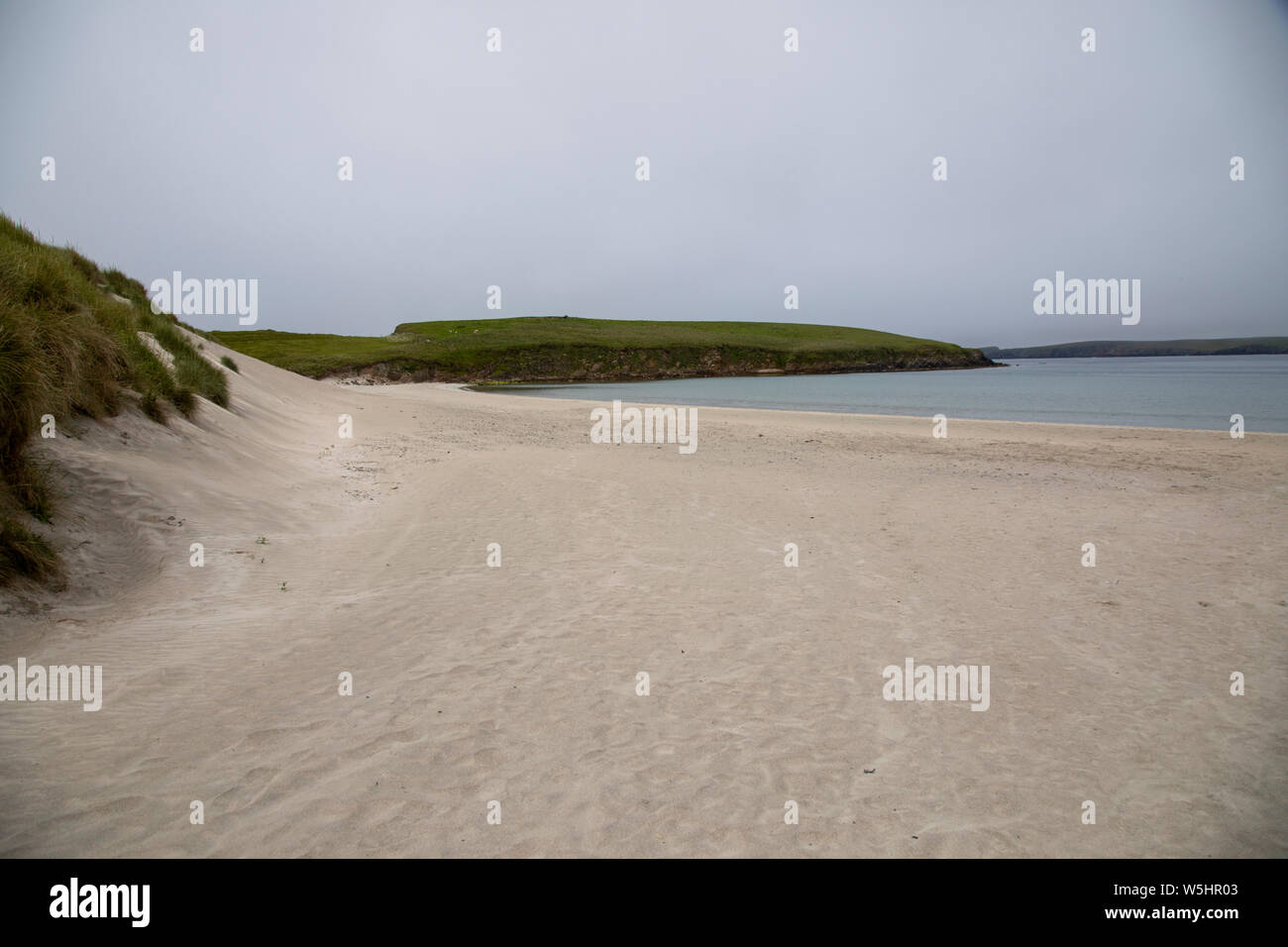 Spiggie Strand, Festland, Shetland Stockfoto